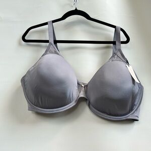 Elegant Gray Women's Supportive Bra